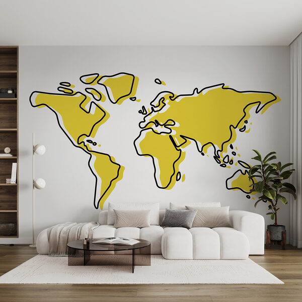 Mapa do mundo Papel de parede Mapa do mundo