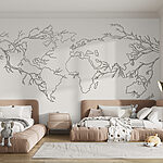 Papel de parede Mapa do mundo