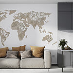 Papel de parede Mapa do mundo