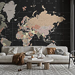 Papel de parede Mapa do mundo