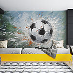 Papel de parede Pintura de uma bola de futebol