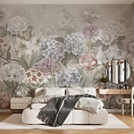 Papel de parede Sinfonia floral elegante em flor