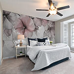 Papel de parede Flores elegantes em tons suaves