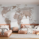 Papel de parede Mapa do mundo