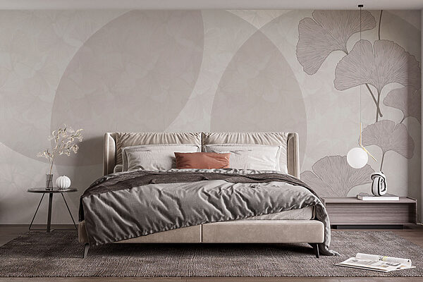 Fundo cinzento e branco com círculos e linhas Papel de parede Fundo cinzento e branco com círculos e linhas
