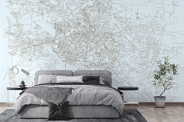 Mapa de uma cidade Papel de parede Mapa de uma cidade