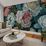Papel de parede Flores em tons pastel deslumbrantes