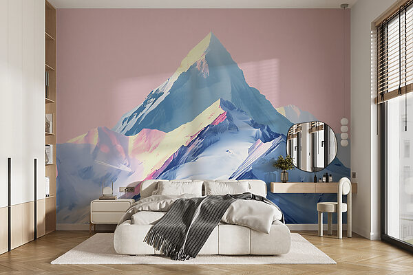 Montanha com neve no topo Papel de parede Montanha com neve no topo