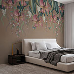 Papel de parede Cascata de sonho floral encantada