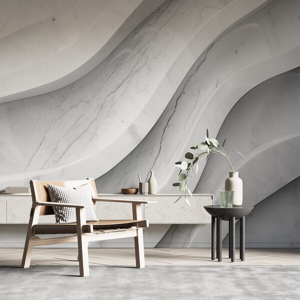 Parede de mármore branco com linhas Papel de parede Parede de mármore branco com linhas