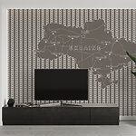 Papel de parede Mapa da Ucrânia com texto a branco