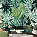 Papel de parede Folhas e plantas verdes