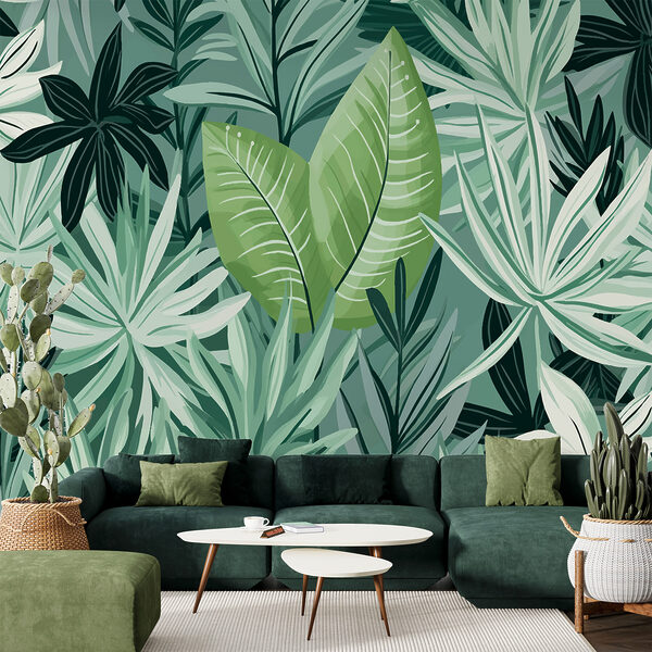 Folhas e plantas verdes Papel de parede Folhas e plantas verdes