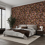 Papel de parede Padrão de pequenas flores