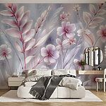 Papel de parede Pastéis suaves em harmonia floral