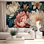 Papel de parede Sinfonia floral elegante em flor