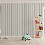 Papel de parede Riscas elegantes em cores suaves.