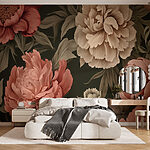 Papel de parede Papel de parede com flores