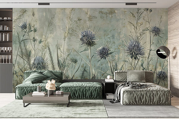 Pintura de flores e plantas Papel de parede Pintura de flores e plantas