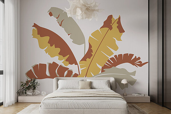 Planta com folhas Papel de parede Planta com folhas