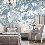 Papel de parede Flores delicadas em tons suaves.