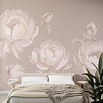 Papel de parede Papel de parede com flores
