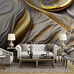 Papel de parede Texturas fluidas num design elegante