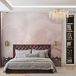 Papel de parede Ondas suaves de tons suaves