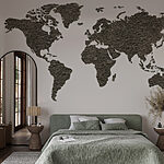 Papel de parede Mapa do mundo