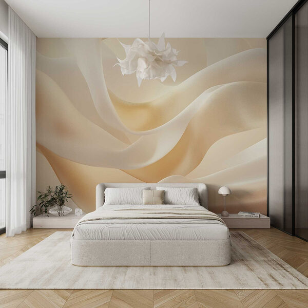 Papel de parede Ondas suaves de tecido macio