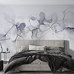 Papel de parede Formas fluidas em tons suaves