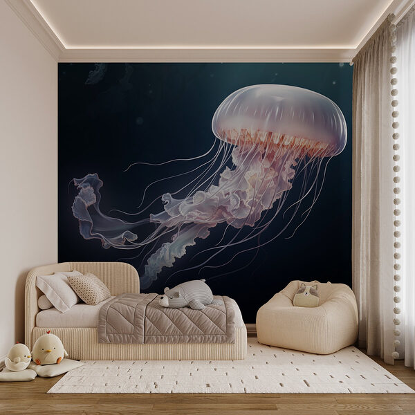 Medusas na água Papel de parede Medusas na água