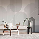 Papel de parede Design cinzento e preto