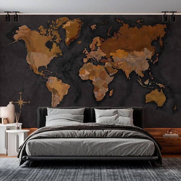 Mapa do mundo Papel de parede Mapa do mundo
