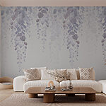 Papel de parede Folhas macias em tons suaves