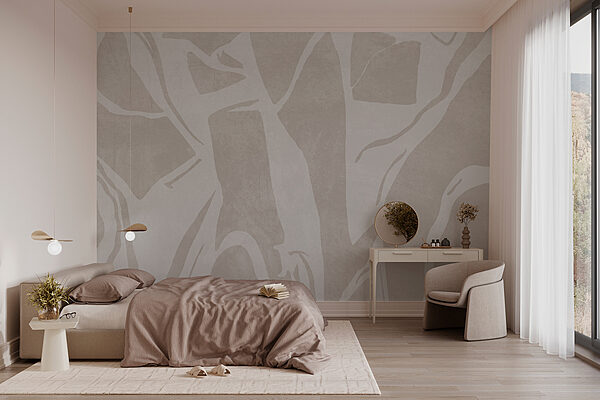 Fundo branco e cinzento com linhas Papel de parede Fundo branco e cinzento com linhas