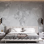 Papel de parede Mapa do mundo