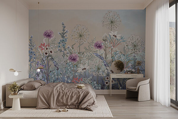 Pintura de flores e plantas Papel de parede Pintura de flores e plantas