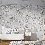Papel de parede Mapa do mundo