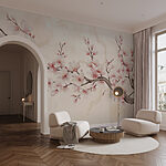 Papel de parede Ramo com flores