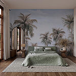 Papel de parede Wall murals Group of palm trees