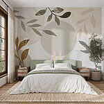 Papel de parede Tons suaves e design inspirado na natureza