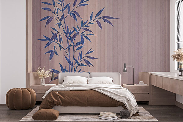 Planta com folhas azuis Papel de parede Planta com folhas azuis