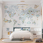 Papel de parede Mapa do mundo
