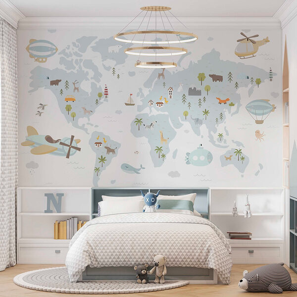 Mapa do mundo Papel de parede Mapa do mundo