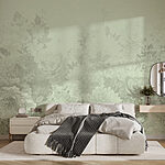 Papel de parede Padrões florais suaves em tons pastel