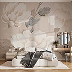 Papel de parede Papel de parede com flores