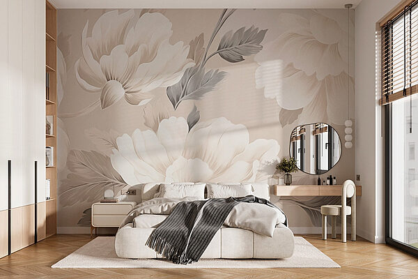 Papel de parede com flores Papel de parede Papel de parede com flores