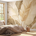 Papel de parede Elegância natural em tons suaves