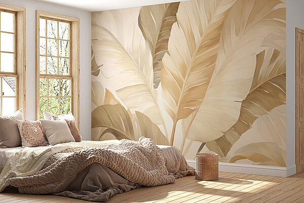 Elegância natural em tons suaves Papel de parede Elegância natural em tons suaves